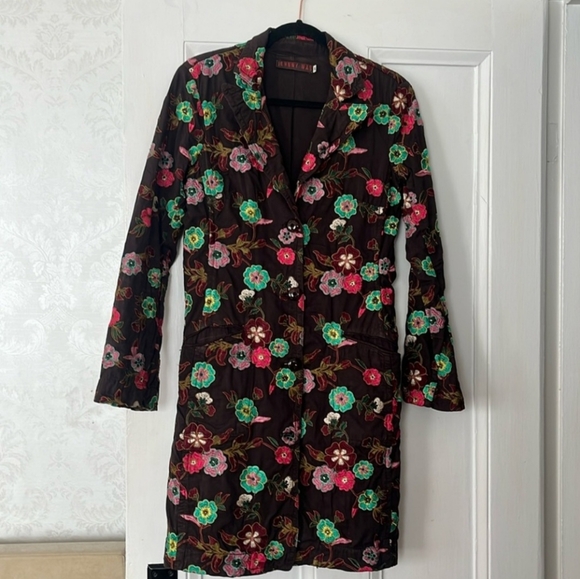 JOHNNY WAS Embroidered Coat - Picture 1 of 6